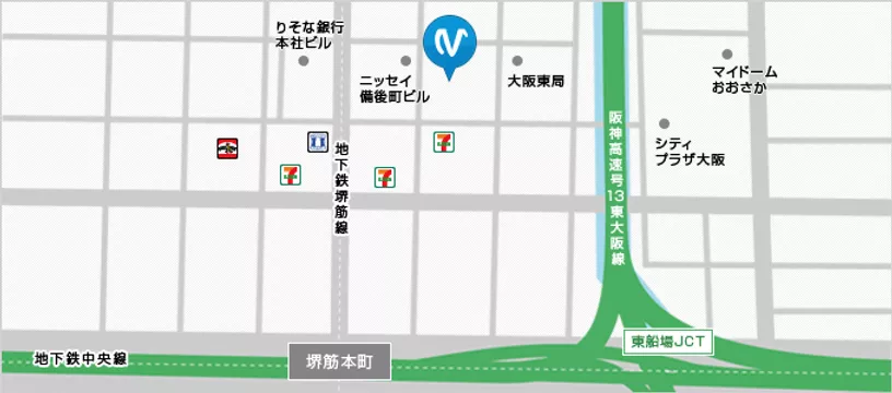 日本ベンチャーシステム株式会社周辺の案内地図